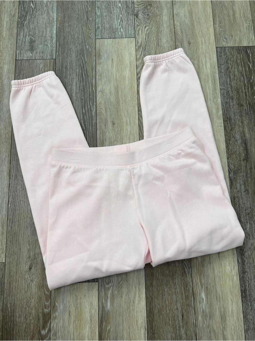 Hanes pink elastic waist band joggers
